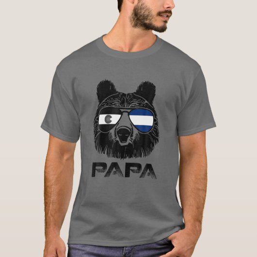 Coole Sonnenbrille Papa Bear Colorado Flag Patr T-Shirt (Vorderseite)