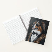 Coole Sonnenbrille Shetland Sheepdog | Sheltie Notizblock (Innenseite)