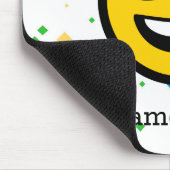 Coole Sonnenbrillen Emoji Mousepad (Ecke)