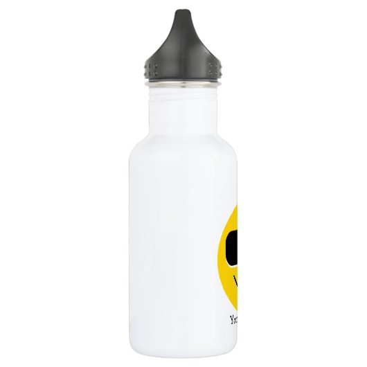 Coole Sonnenbrillen Emoji Trinkflasche (Links)