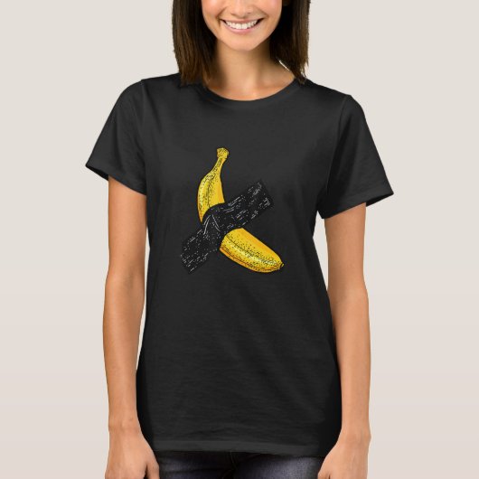 Coole, sonnige Banane, mit einem aufdringlichen Ta T-Shirt (Vorderseite)