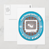 Coole Sonographen Postkarte (Vorne/Hinten)