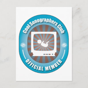 Coole Sonographen Postkarte