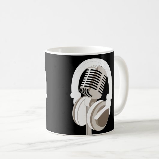 Coole Soundkopfhörer Kaffeetasse (VorderseiteRechts)