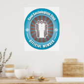 Coole Soziologen Poster (Küche)