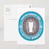 Coole Soziologen Postkarte (Vorne/Hinten)