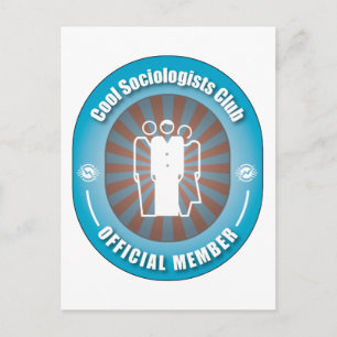 Coole Soziologen Postkarte