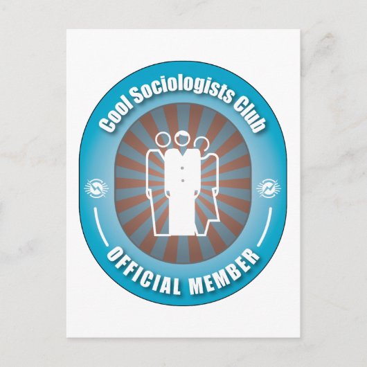 Coole Soziologen Postkarte (Vorderseite)