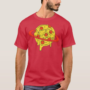 Coole Space Pizza Liebhaber, ich Liebe Pizza Plane T-Shirt