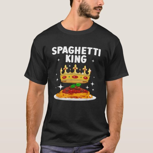 Coole Spaghetti Königliche Kunst, Dichtung und Mus T-Shirt (Vorderseite)
