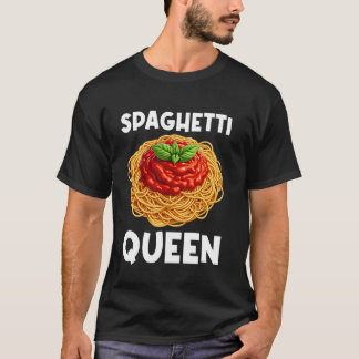 Coole Spaghetti-Kunst für Frauen Mädchen Italienis T-Shirt