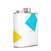 Coole, spielerische, moderne, trendige, urbane Mus Flachmann (Rechts)