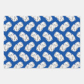 Coole Spielwürfel Geschenkpapier Set (Vorderseite)