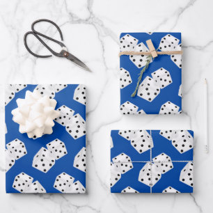 Coole Spielwürfel Geschenkpapier Set