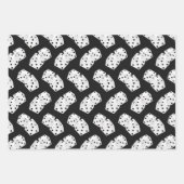 Coole Spielwürfel Geschenkpapier Set (Vorderseite)