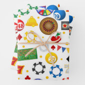 Coole Spielwürfel Geschenkpapier Set (Beispiel)