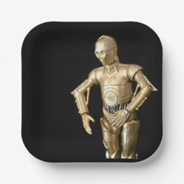 Coole Spielzeugfotografie Droid Pappteller