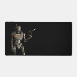 Coole Spielzeugfotografie Droid Schreibtischunterlage