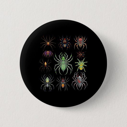 Coole Spinne für Männer Frauen Tarantula Arachnid Button (Vorderseite)