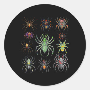 Coole Spinne für Männer Frauen Tarantula Arachnid Runder Aufkleber
