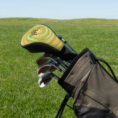 Coole Spirale aus Zitrusfrüchten mit Monogramm Golf Headcover (In SItu)