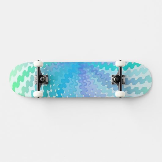 Coole Spiralfarben Skateboard (Horizontal)