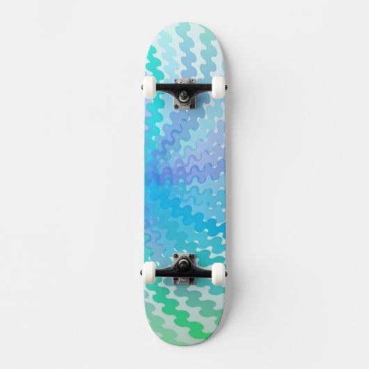 Coole Spiralfarben Skateboard (Vorderseite)