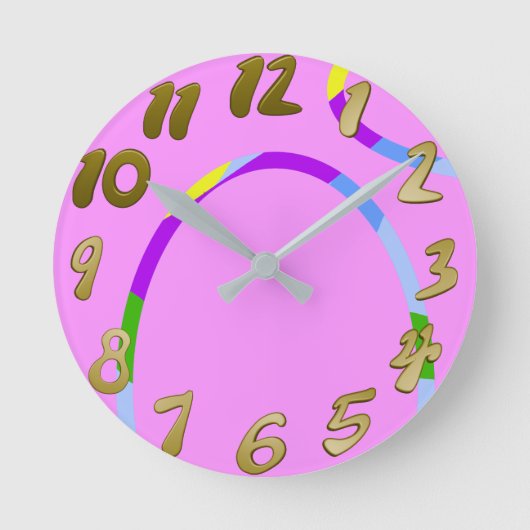 Coole Splash Wall Uhr (Vorderseite)