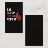 Coole Sportarten - Schlafboxen wiederholen Visitenkarte (Vorne/Hinten)