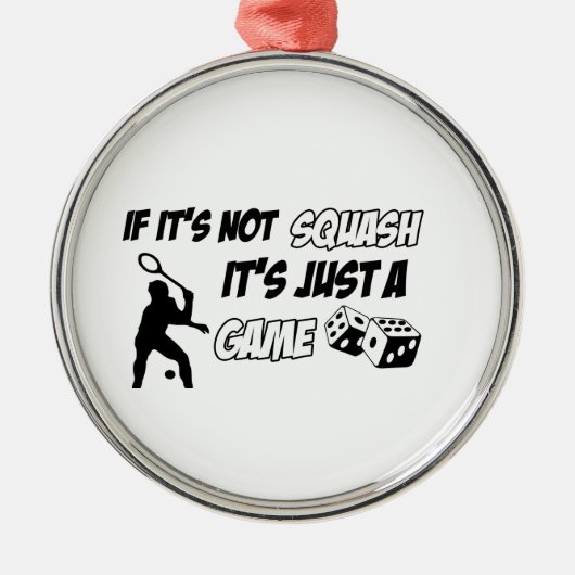 Coole Sportentwürfe Silbernes Ornament (Vorne)