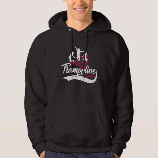 Coole Springparty Trampolin Springer  2 Hoodie (Vorderseite)