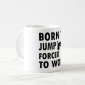Coole Sprungshoch Entwürfe Kaffeetasse (Vorderseite Links)