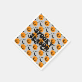 Coole Spuk Pumkin Party Paper Teller Serviette (Ecke)