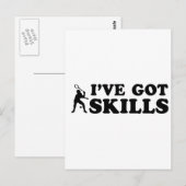 coole Squash-Designs Postkarte (Vorne/Hinten)