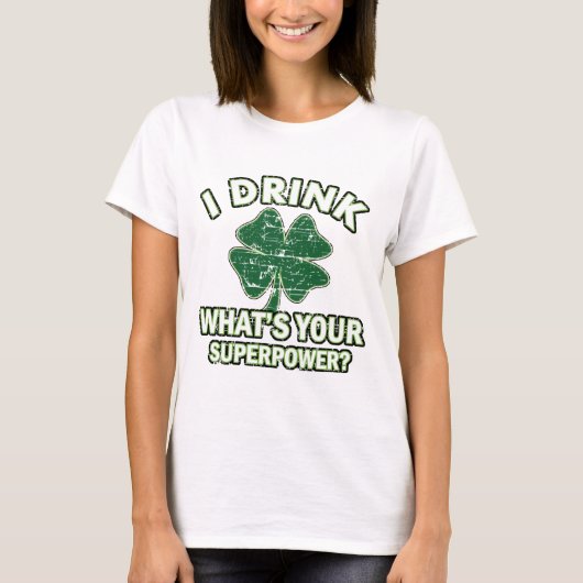 Coole St Patrick Tagesentwürfe T-Shirt (Vorderseite)