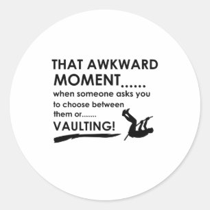 Coole Stabgewölbe Runder Aufkleber