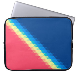 coole städtische duftende bunte Dreiecke illustrie Laptopschutzhülle
