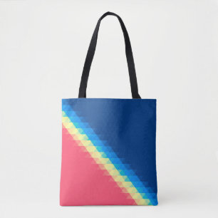 coole städtische duftende bunte Dreiecke illustrie Tasche