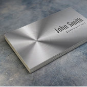 Coole Stainless Steel Consultant Imitate Metal Visitenkarte