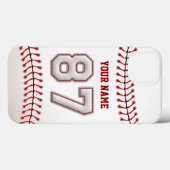 Coole Stange Baseball Nummer 87 Case-Mate iPhone Hülle (Rückseite (Horizontal))