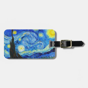 Coole Starry Nachtvincent van gogh Malerei Gepäckanhänger