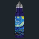 Coole Starry Night Vincent Van Gogh Gemälde Art Edelstahlflasche<br><div class="desc">Coole Starry Night Vincent Van Gogh Gemälde Art Edelstahlflasche</div>