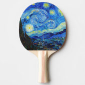 Coole Starry Night Vincent Van Gogh Gemälde art Tischtennis Schläger (Vorderseite)
