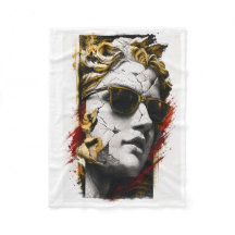 Coole Statue mit Sonnenbrille – Antike Weisheit mo