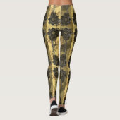 Coole Steampunk Krähen und Gang-Leggings Leggings (Rückseite)