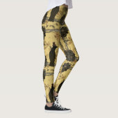 Coole Steampunk Krähen und Gang-Leggings Leggings (Rechts)