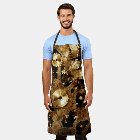 Coole Steampunk-Schürze Schürze (Getragen)