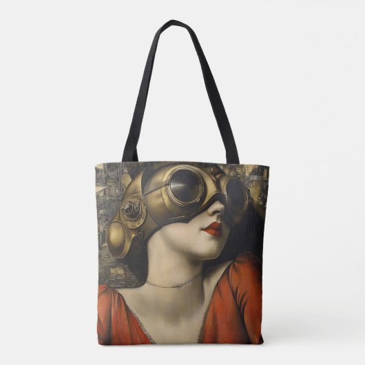 Coole Steampunk-Tasche Tasche (Rückseite)