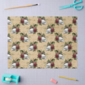 Coole Steampunkschädel und Blume Seidenpapier (Basteln)