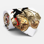 Coole Steampuschenpfenne, Wahnsinn, Arbeitszeit Krawatte (Gerollt)